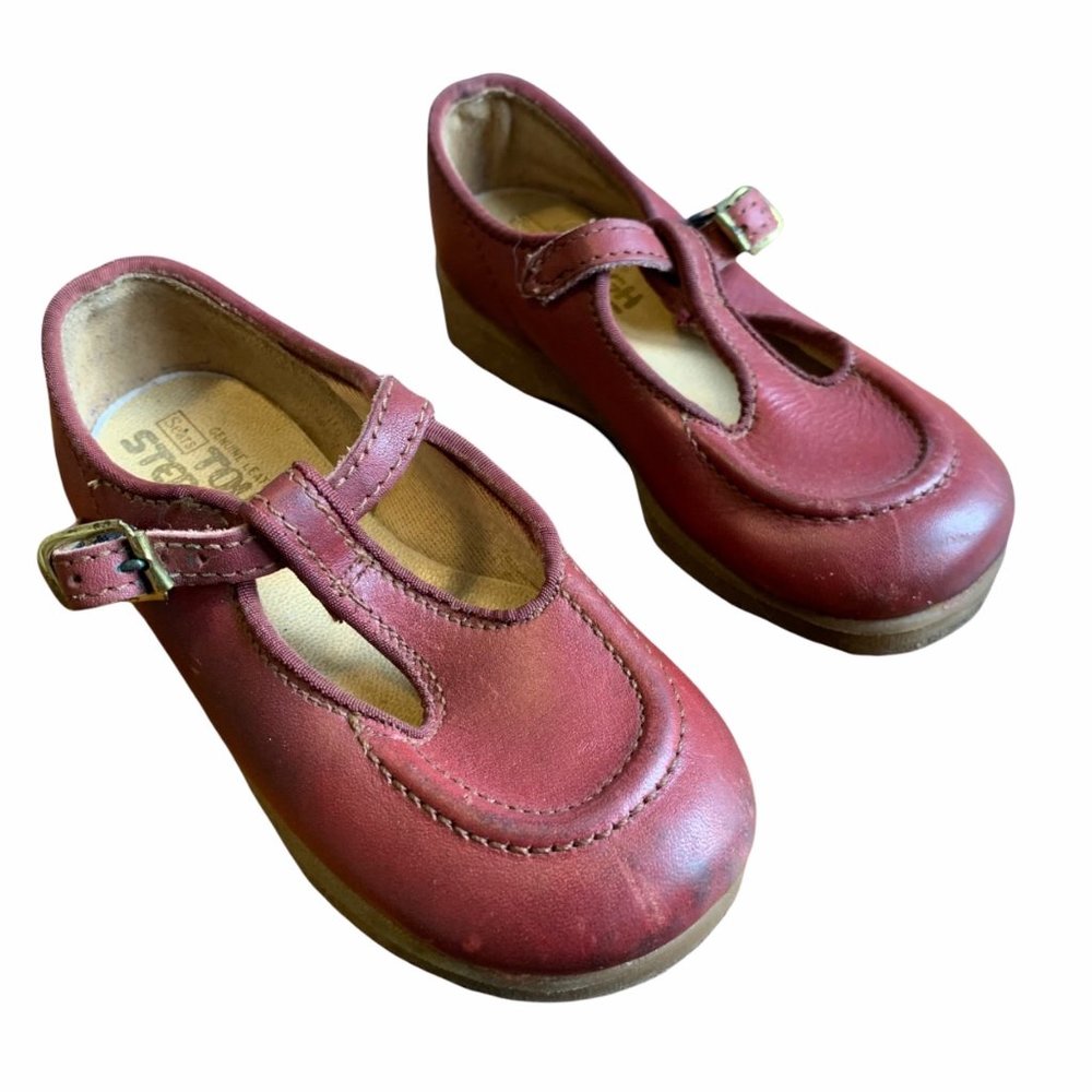 Vintage Genuine Leather Tough Steppers Baby Shoes